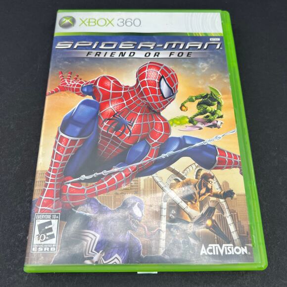 Spider-Man: Friend or Foe (Microsoft Xbox 360, 2007) CIB